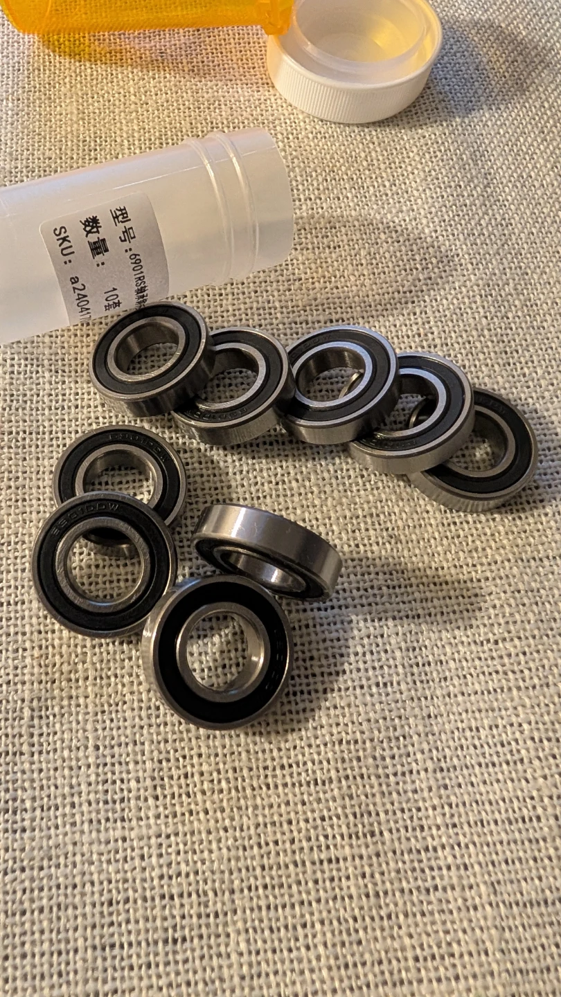 Set of 9 uxcell 6901-2RS Ball Bearings - photo 4