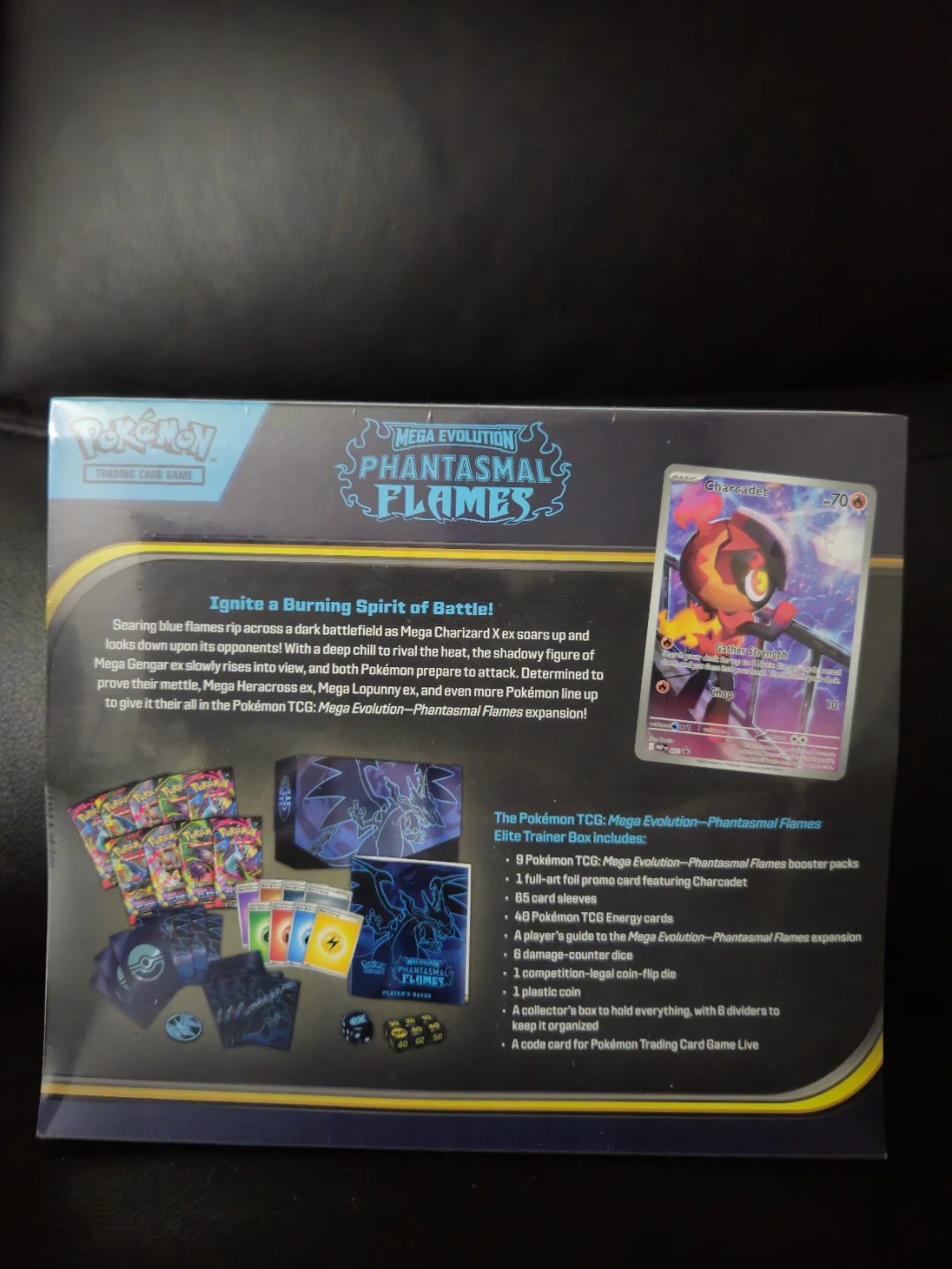Pokemon TCG Mega Evolution Phantasmal Flames Elite Trainer Box - photo 2