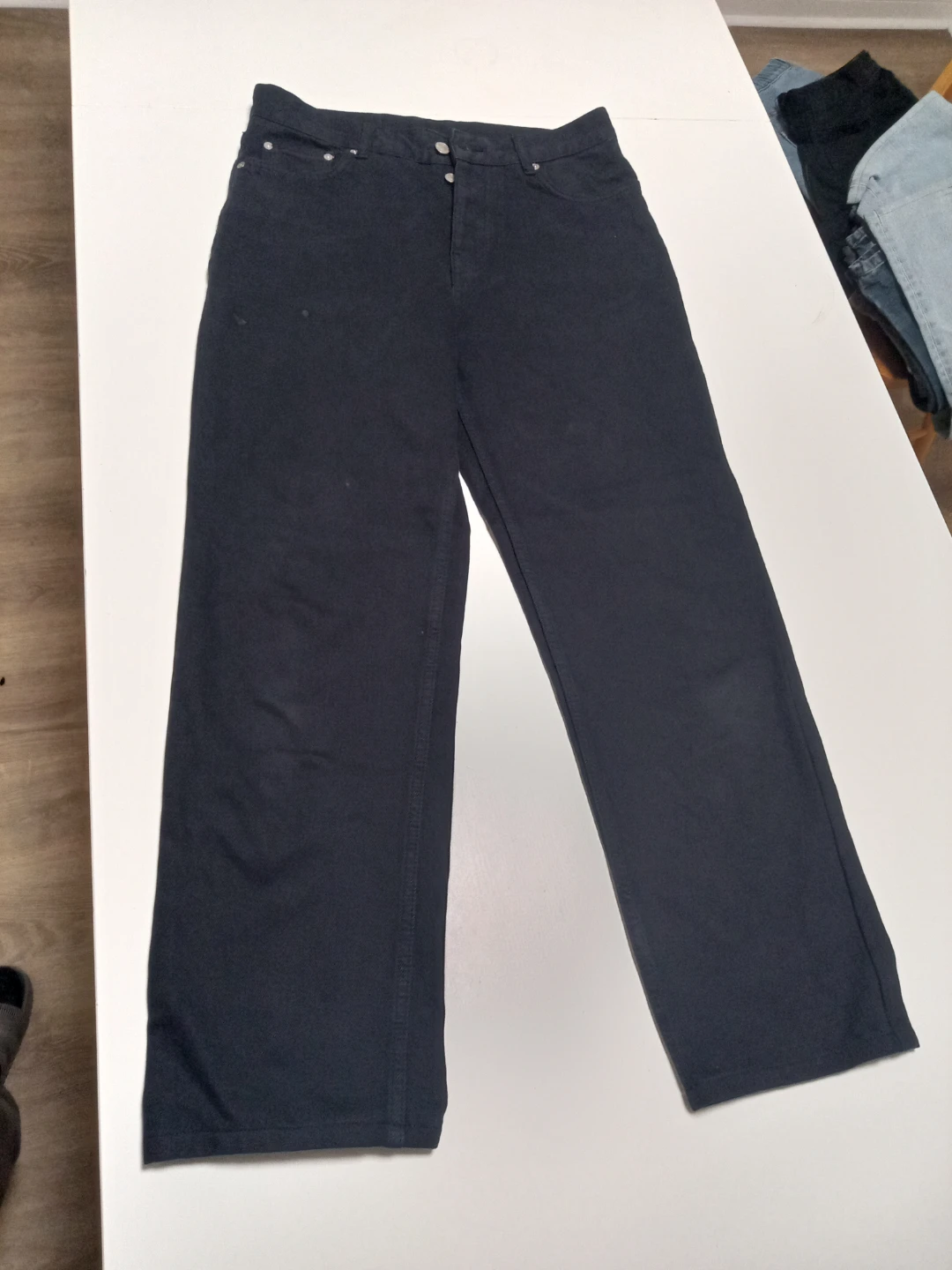 Black Denim Jeans - photo 3