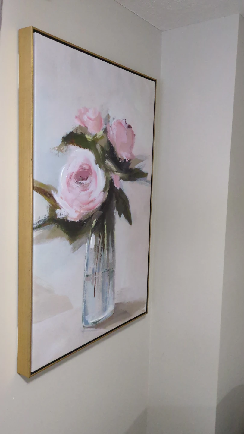 Framed Floral Canvas Art - photo 3