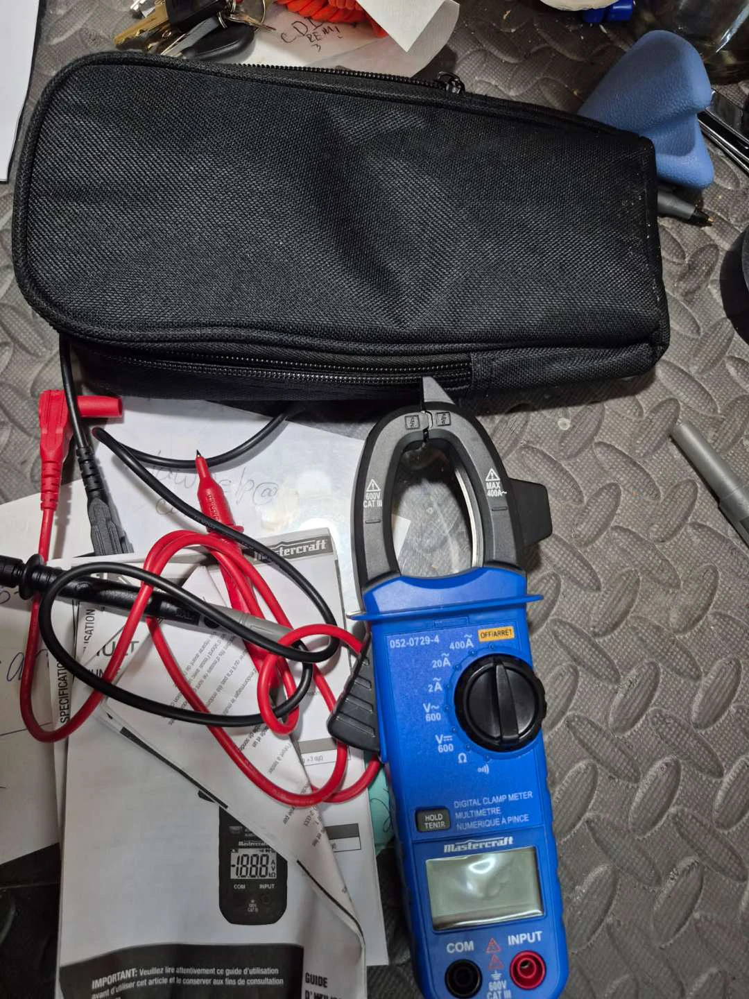 Mastercraft Digital Clamp Meter 052-0729-4