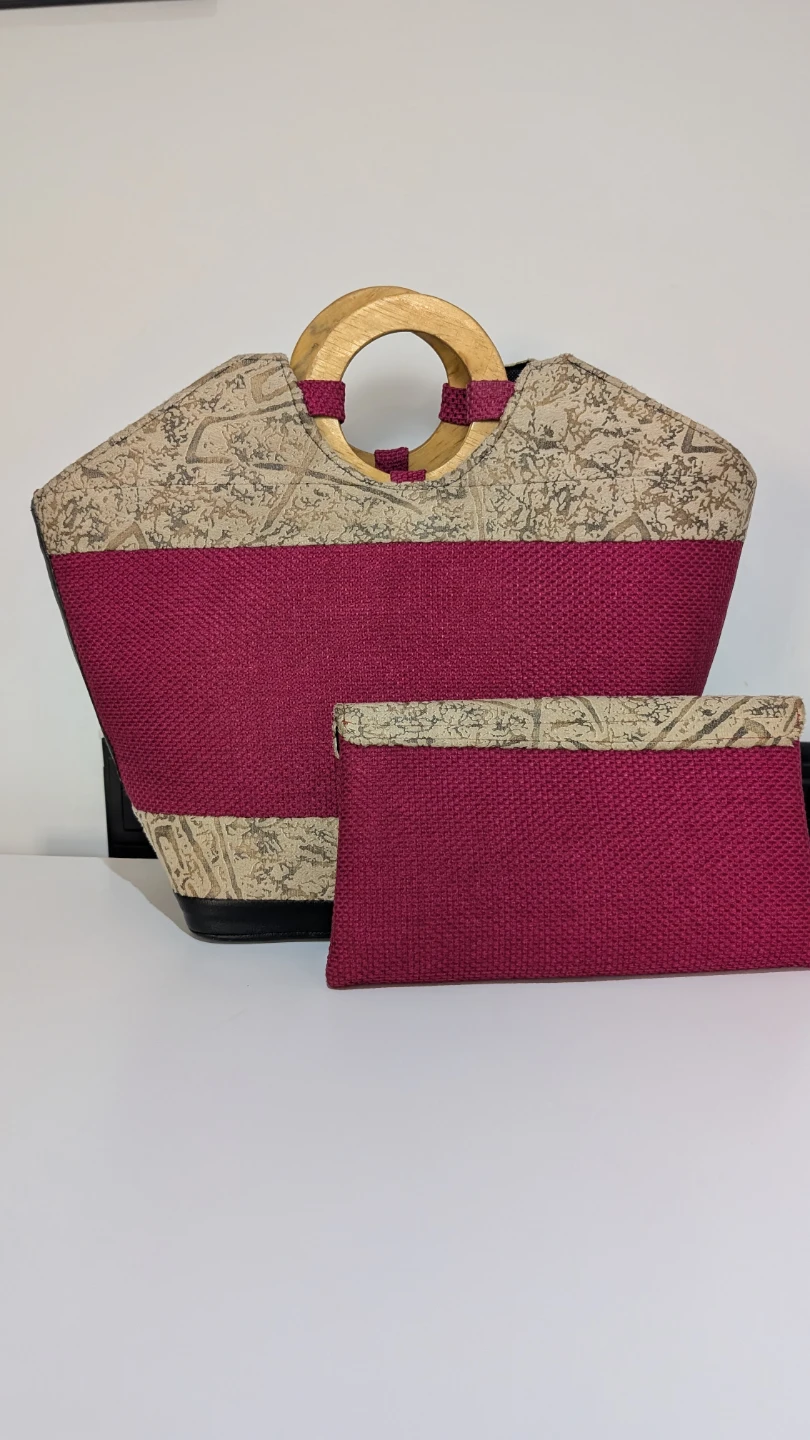 Handmade Tote Bag & Wallet Set - photo 3