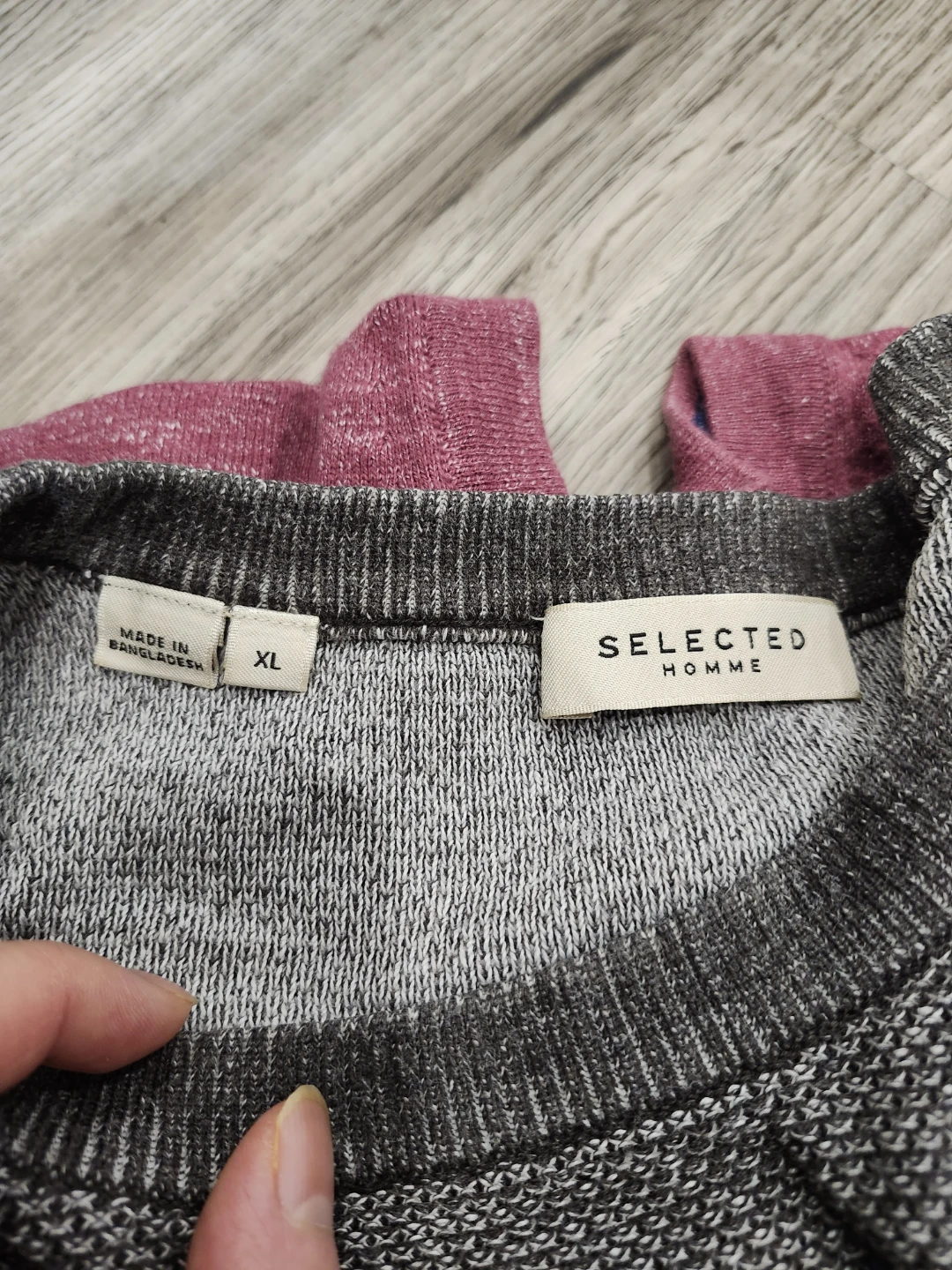 Selected Homme Grey Knit Sweater - Size XL - photo 2