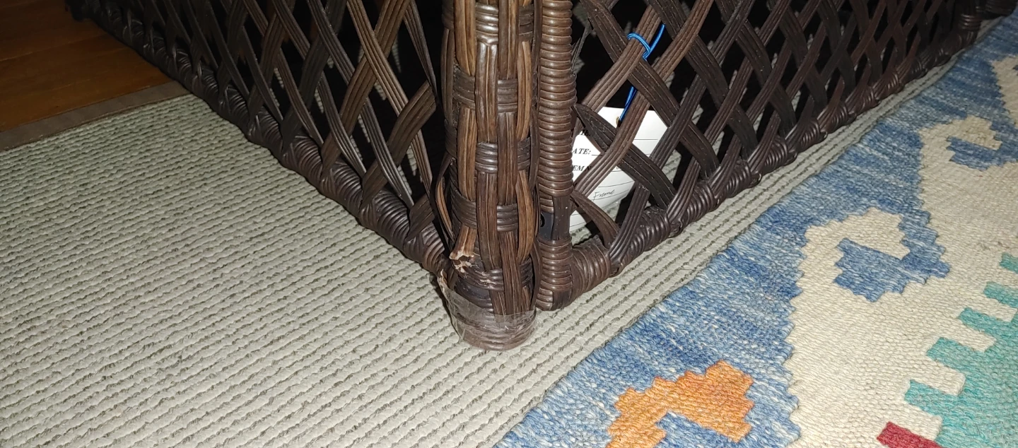 Patio Chairs with Blue Cushions - photo 3