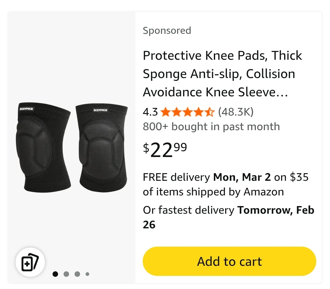BODYPROX Protective Knee Pads