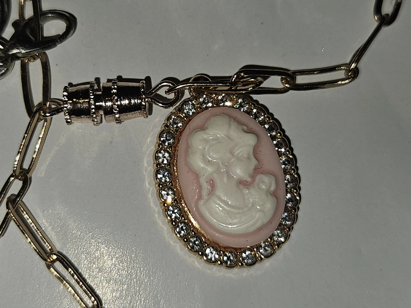 Charm Bracelet with Cameo and Angel - photo 2