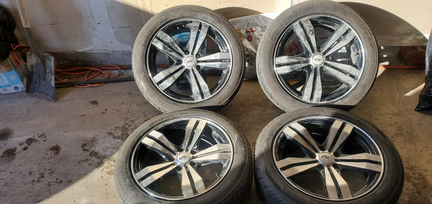 Set Of DAI Target Wheels W/ Mazzini 225/50ZR17 98W Tires