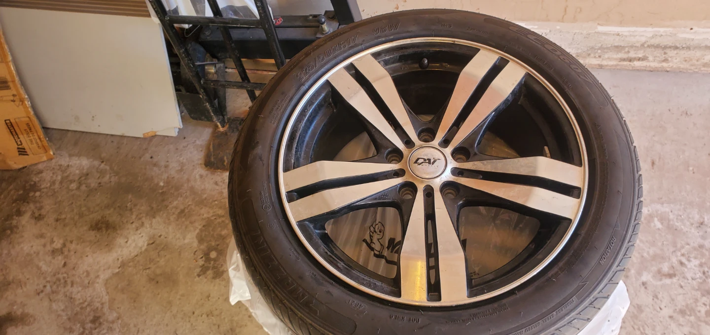 Set Of DAI Target Wheels W/ Mazzini 225/50ZR17 98W Tires - photo 2