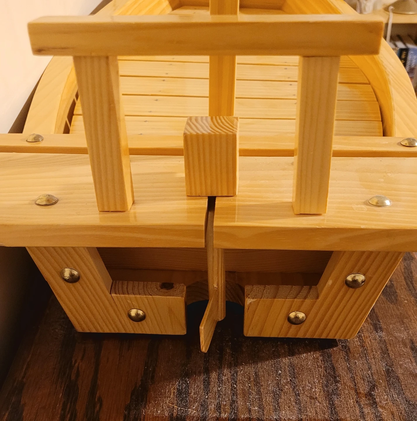 35" Wooden Sushi Serving Boat - photo 4