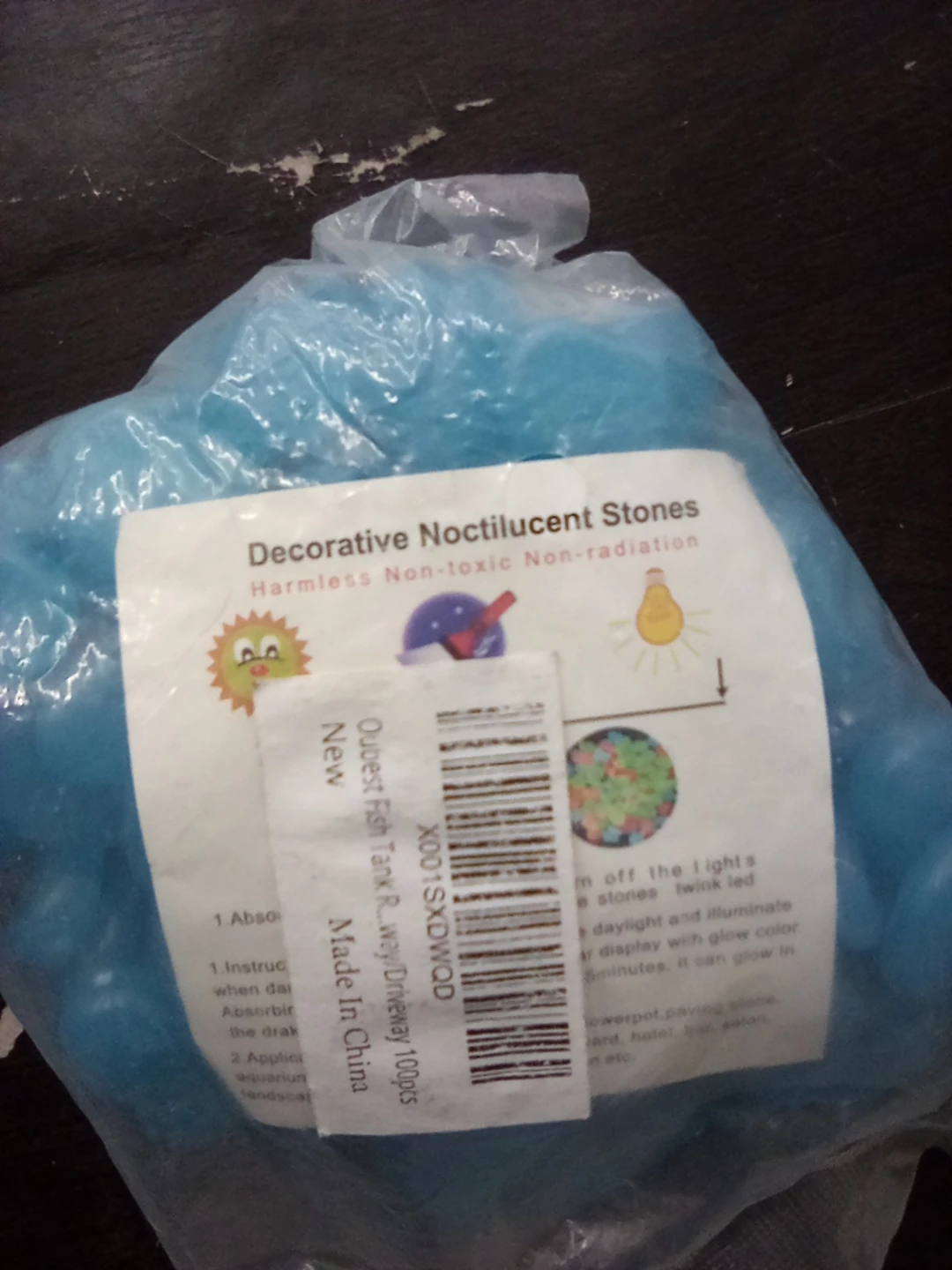 Decorative Noctilucent Stones - Blue - photo 2