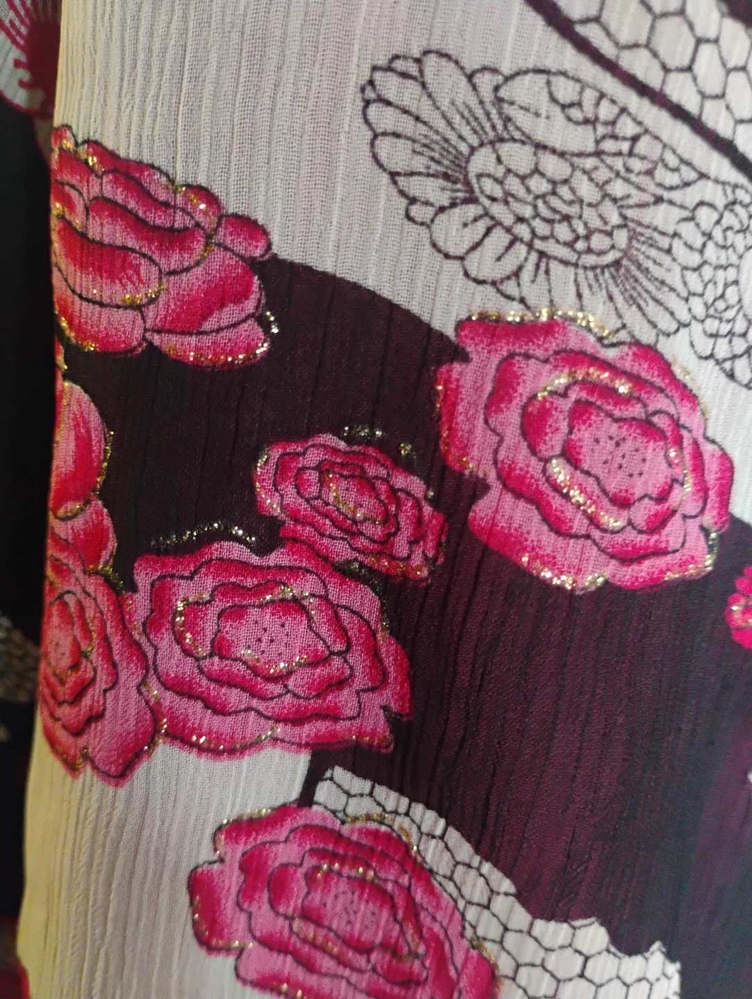 Women's Floral Print Kimono/Top - photo 3