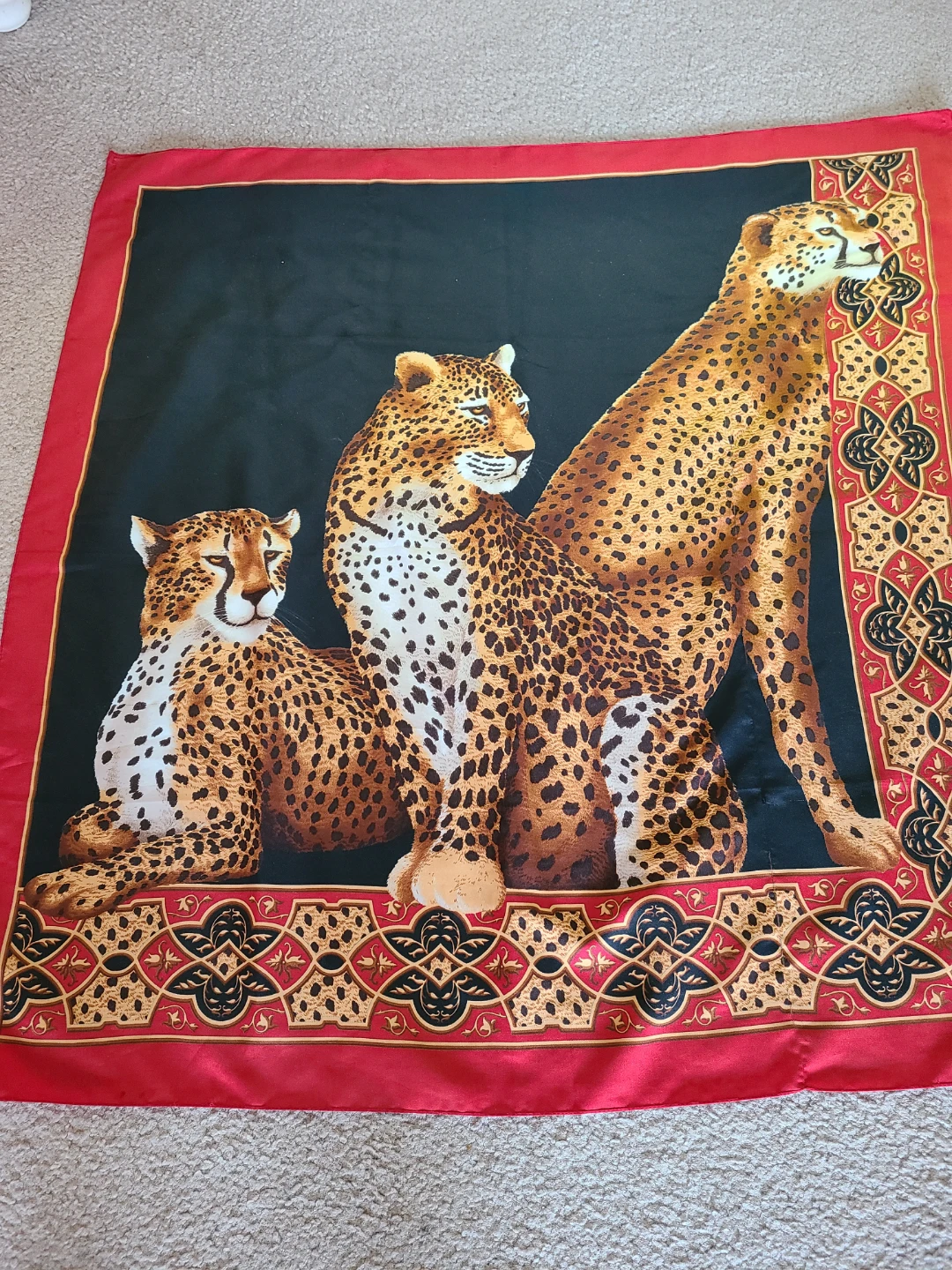 Cheetah Print Scarf