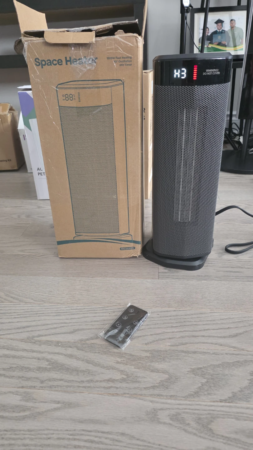 Space Heater with Remote Control
