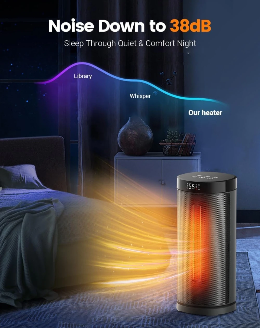 Space Heater with Remote Control - photo 3