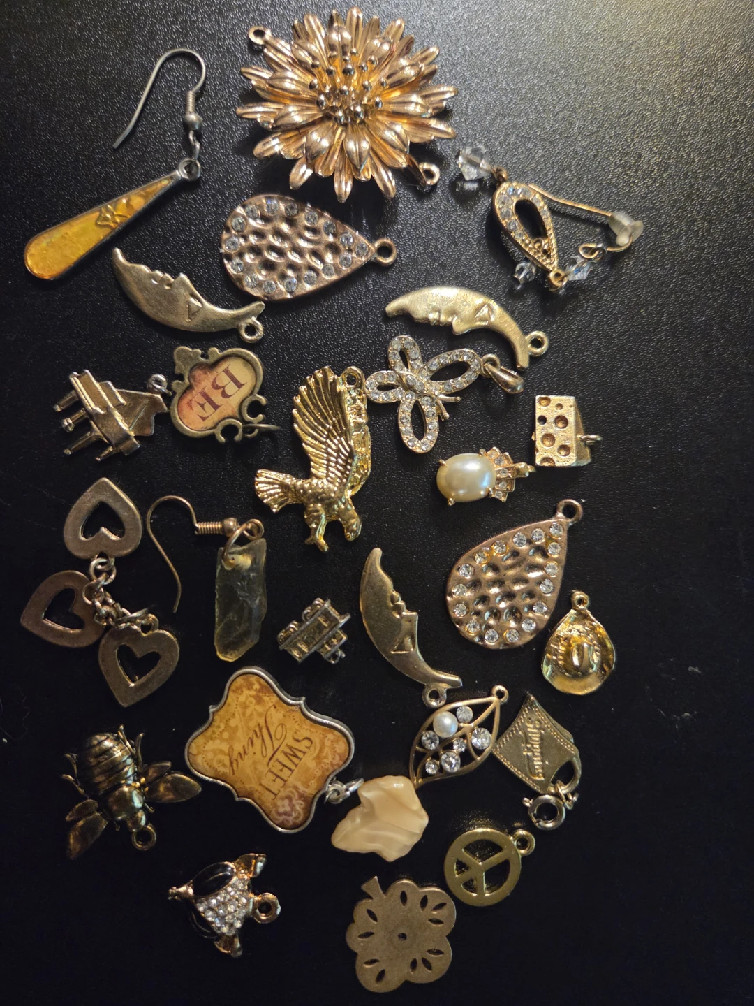 Assorted Charms and Pendants - Gold Tone - photo 2