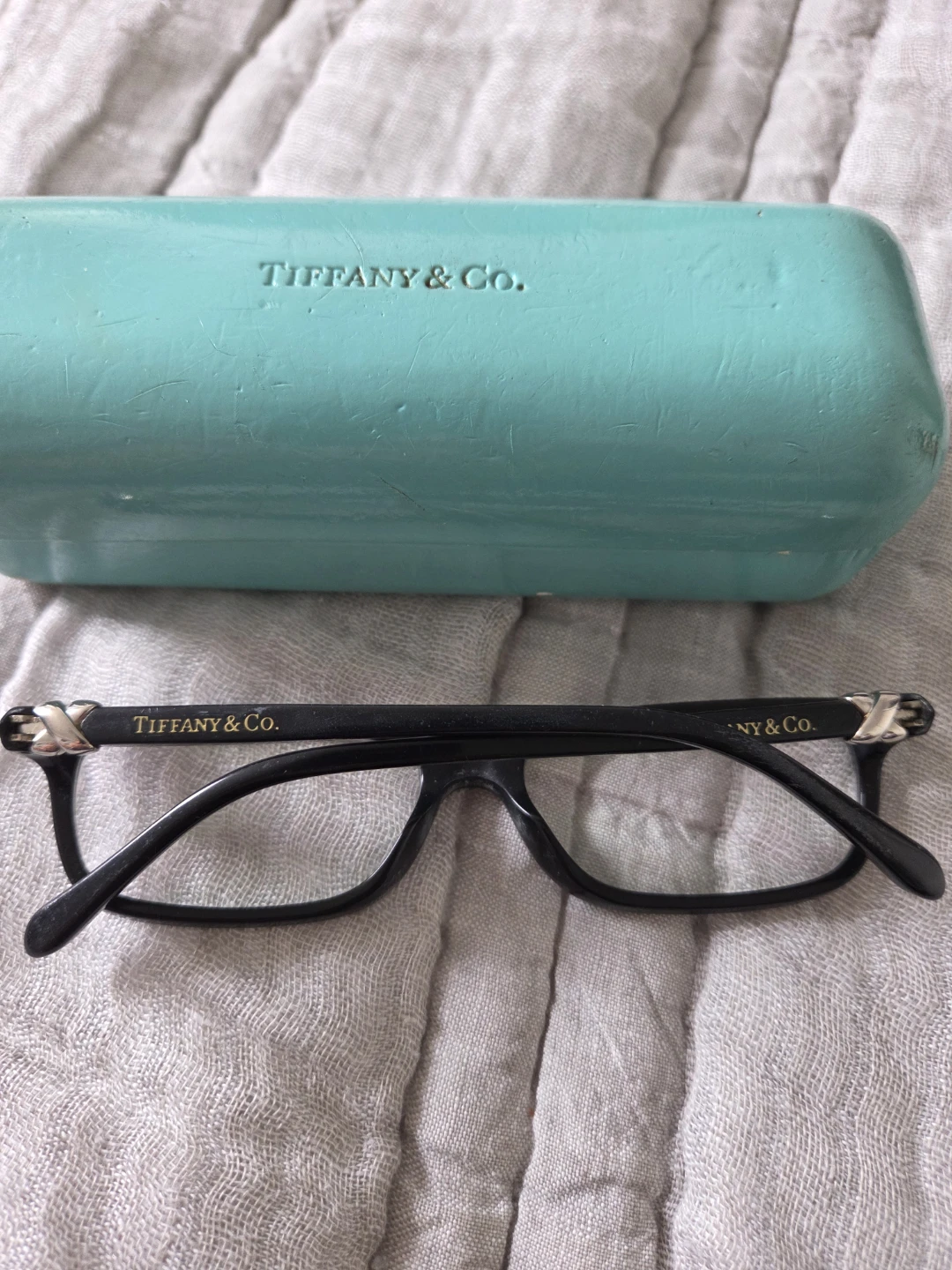 Tiffany & Co. Black Eyeglasses with Case - photo 2