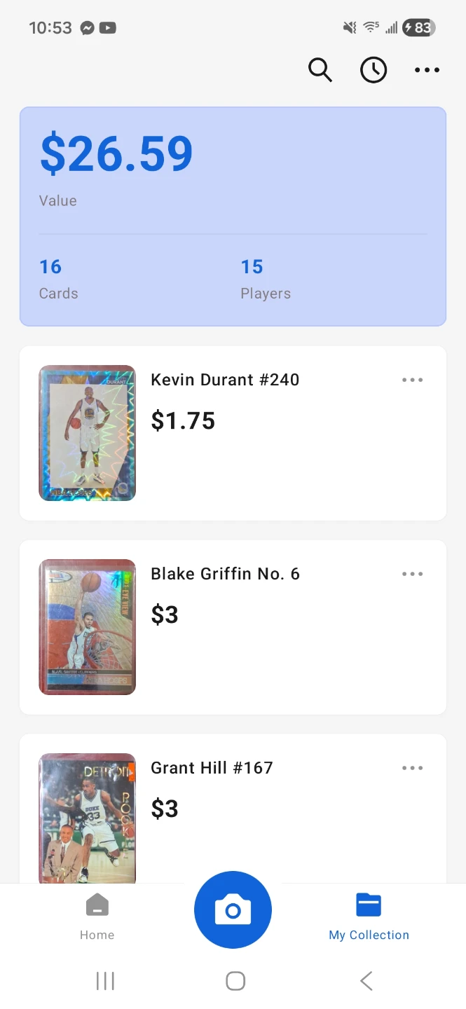 Collection of 16 Basketball Cards