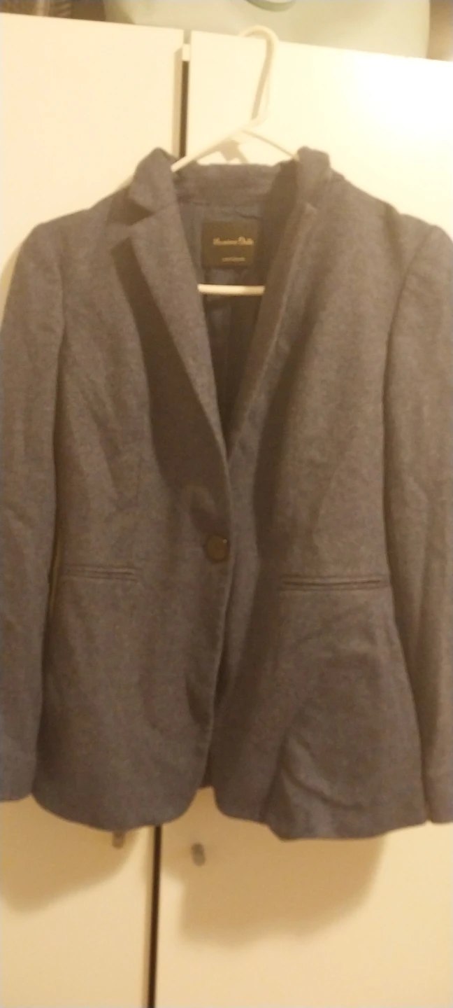 Massimo Dutti Grey Blazer