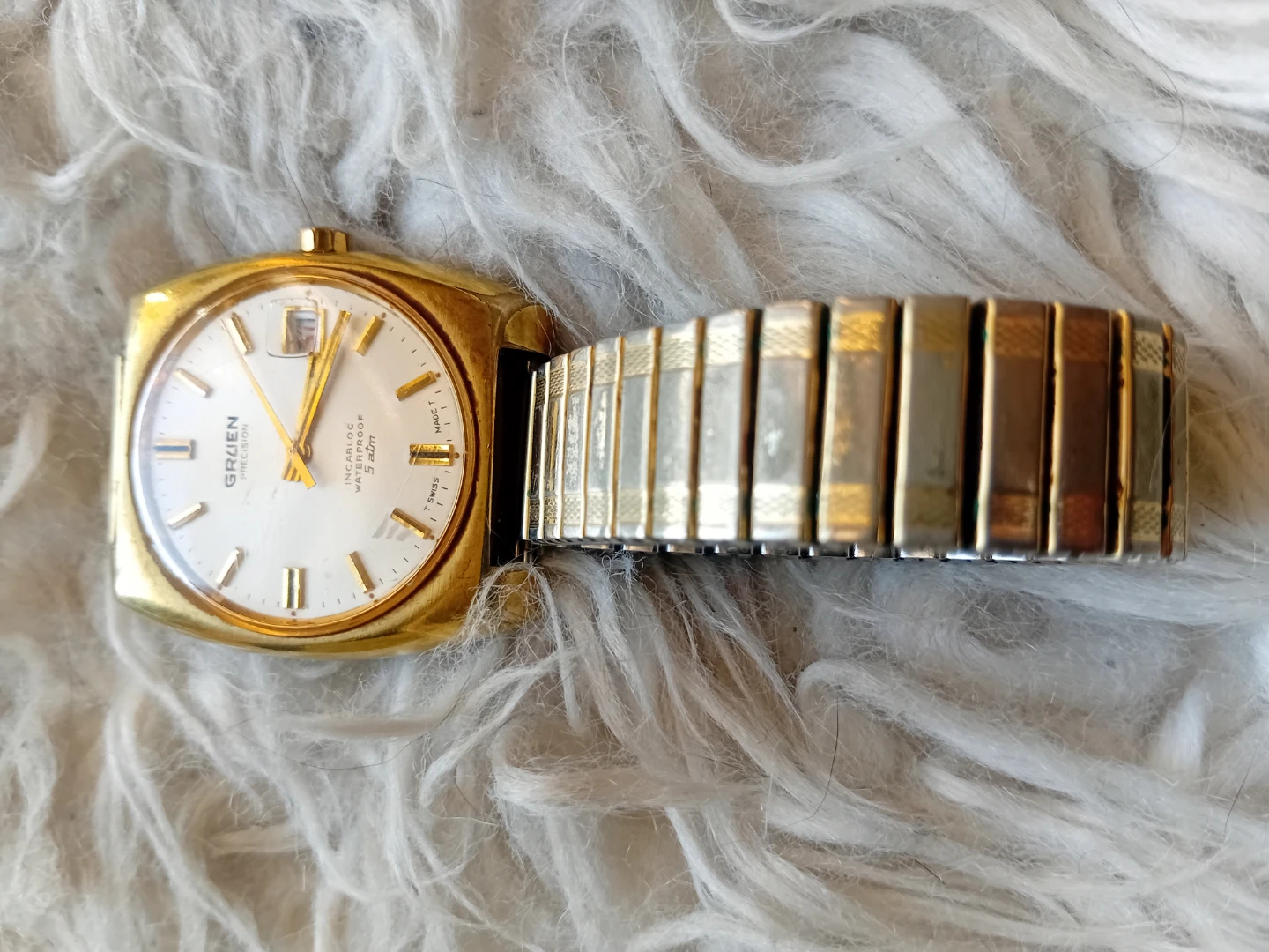 Gruen Precision Vintage Gold Tone Watch