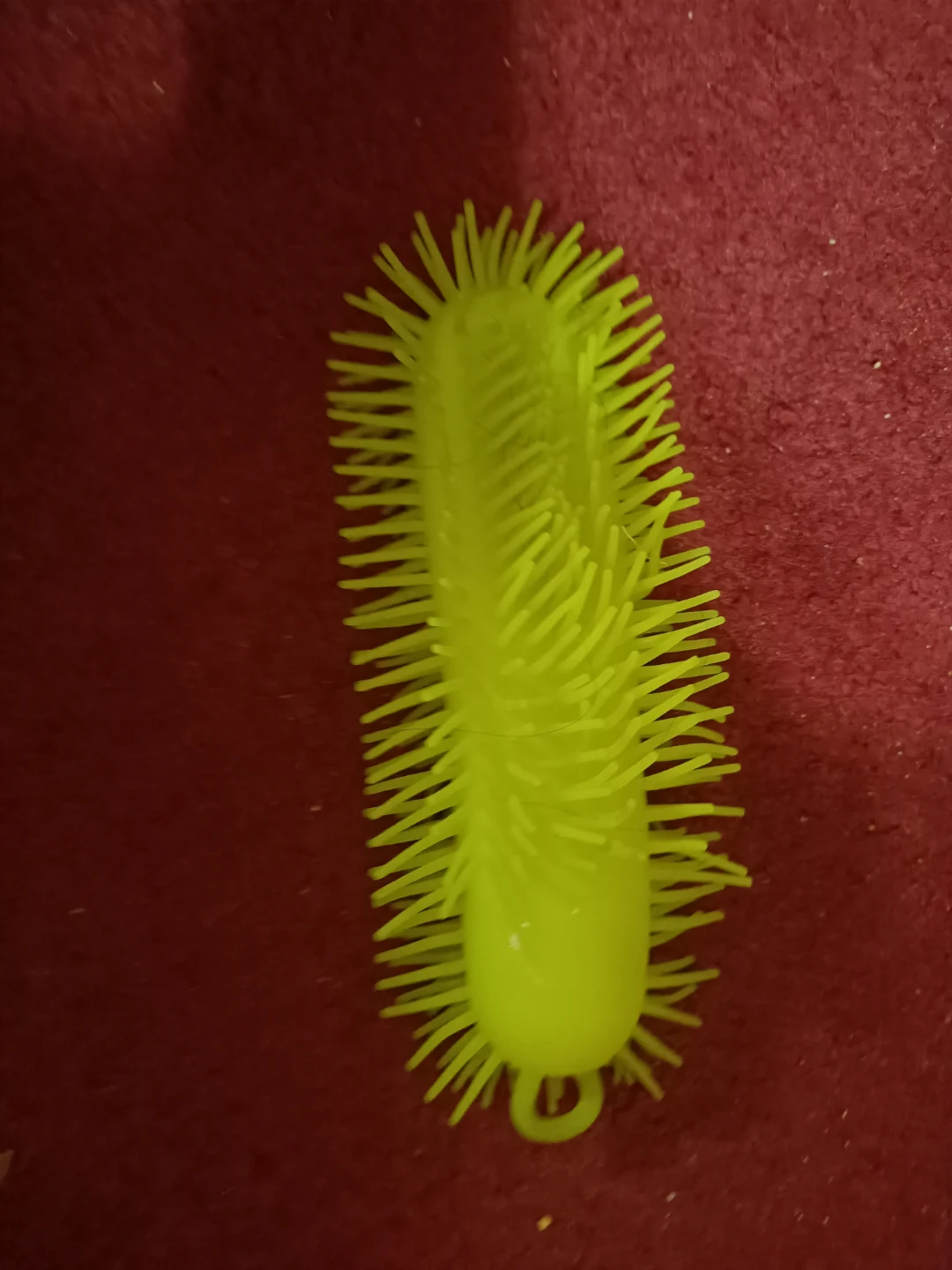 Neon Green Spiky Textured Fidget Toy 🥕