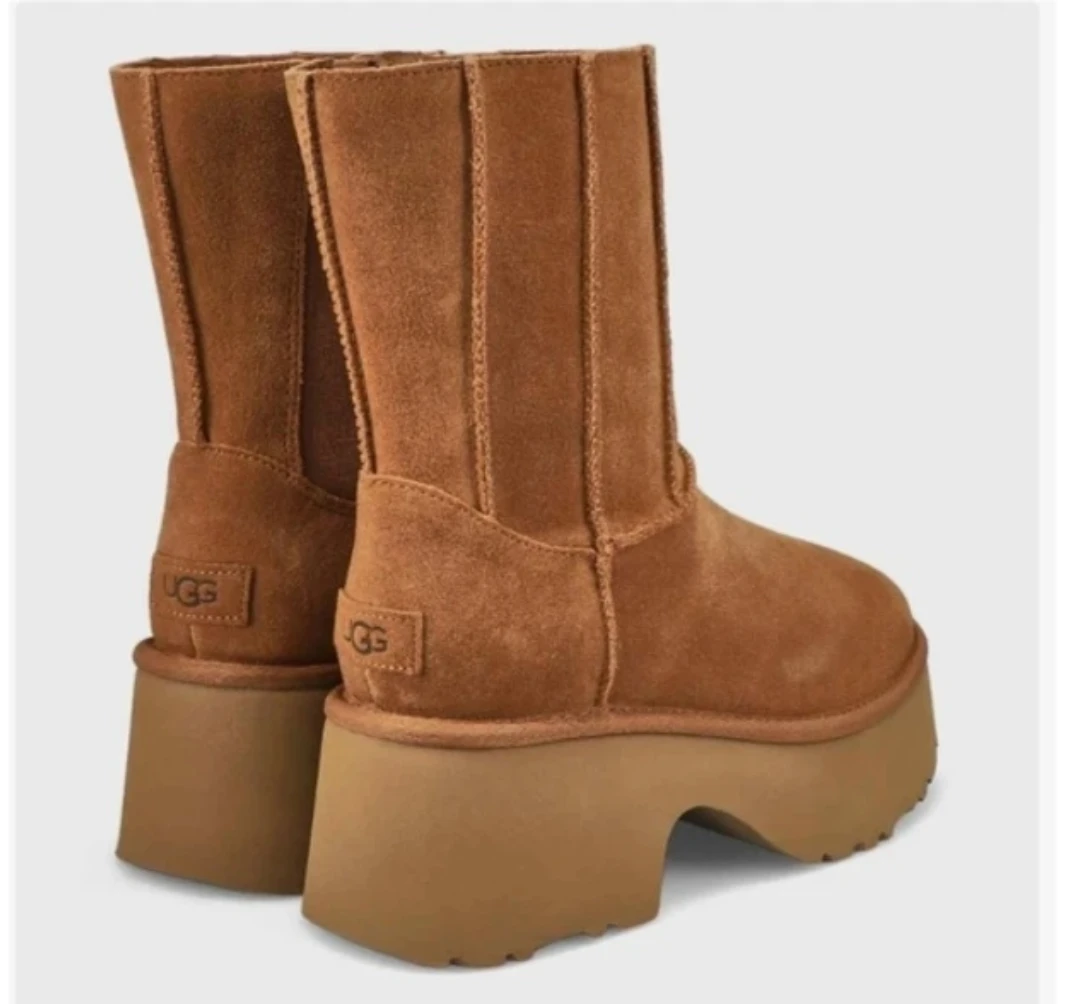 UGG Brown Platform Winter Boots Size 10 - photo 2