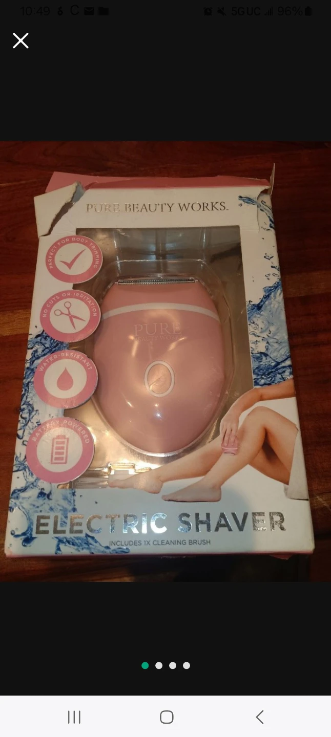 Pure Beauty Works Electric Shaver - Pink