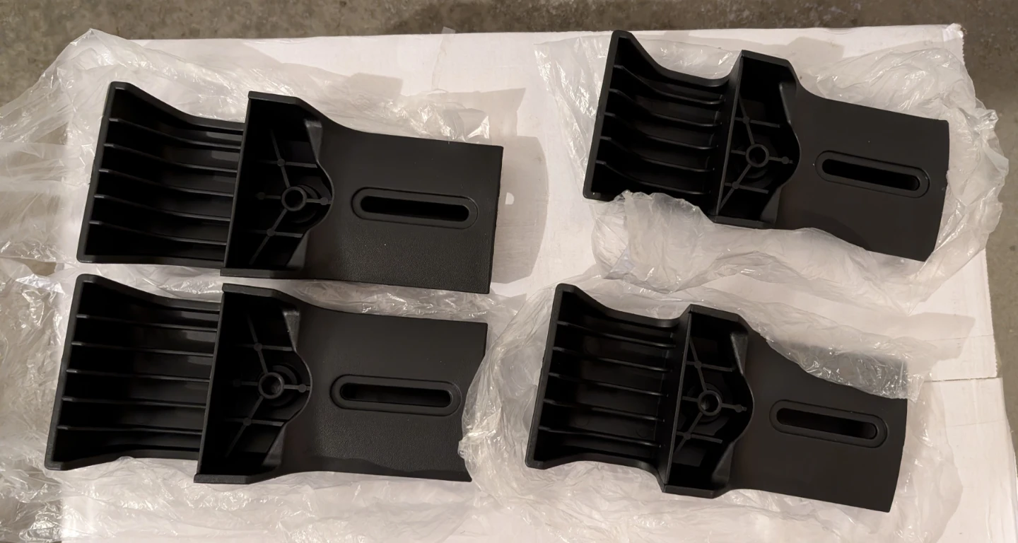 Aluminum Alloy & Nylon Roof Rack Rails Cross Bars - photo 2
