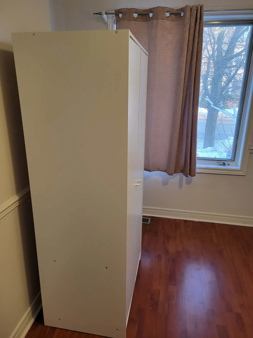 White Double Door Wardrobe - photo 3