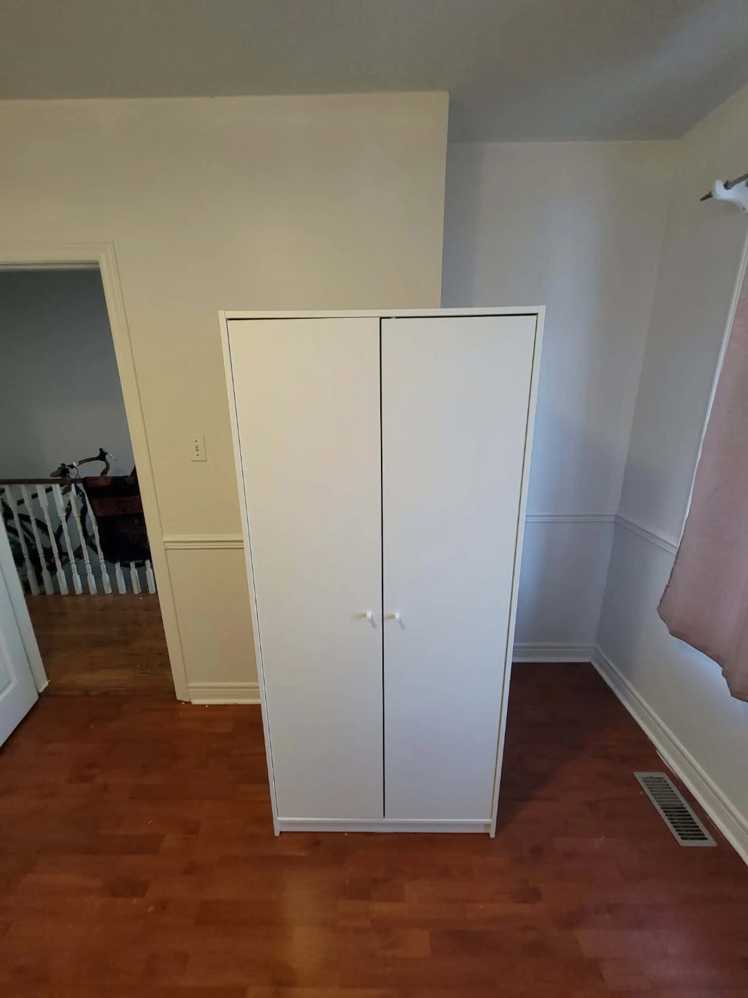 White Double Door Wardrobe - photo 4