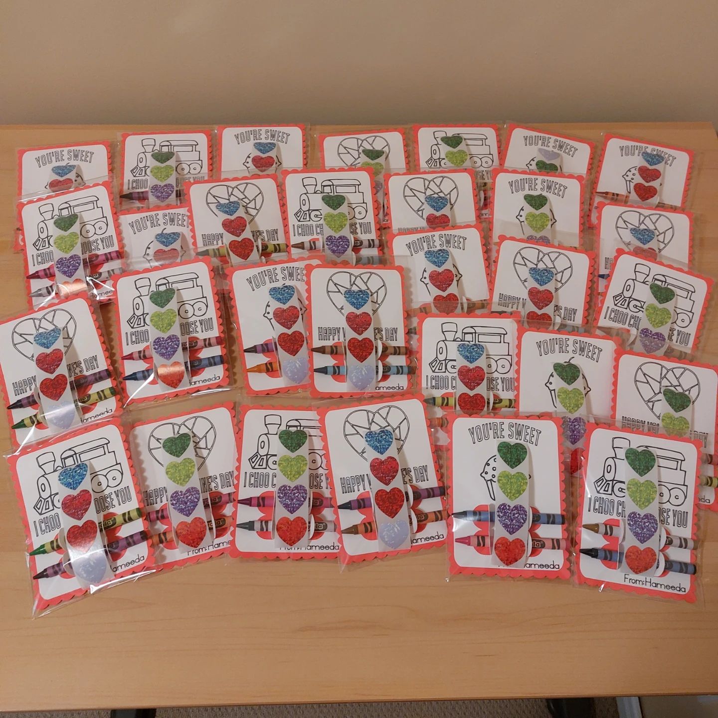 Valentine's Day Colouring Cards - photo 2