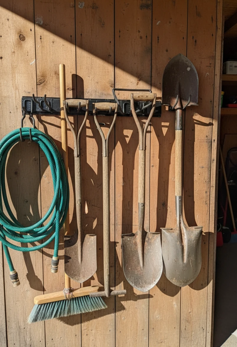 Garden Tool Organizer and Accessories