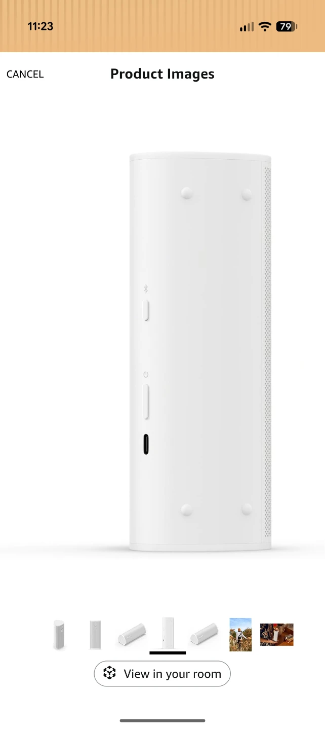 Sonos Roam SL Portable Wireless Speaker - White - photo 4