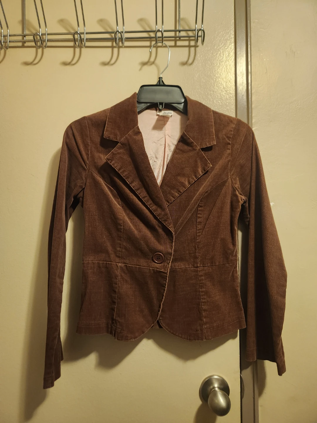 Janette Brown Corduroy Blazer - Size S/Chico