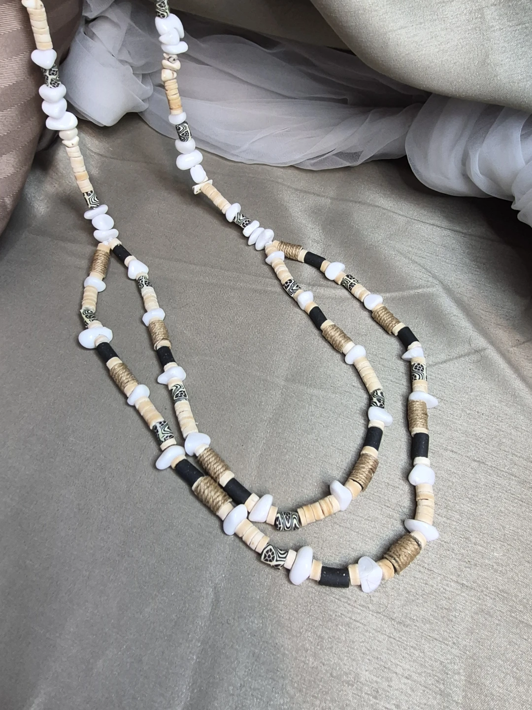 Beautiful 19" - 22" JS Chunky Necklace with Beads.... - photo 4