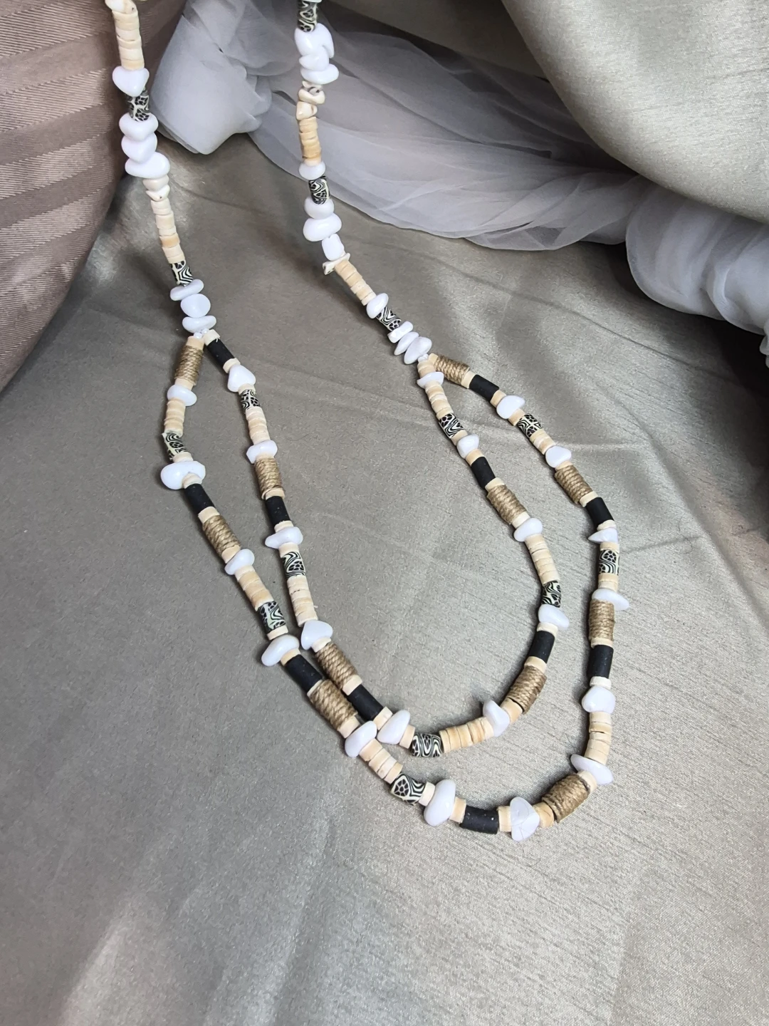 Beautiful 19" - 22" JS Chunky Necklace with Beads.... - photo 5