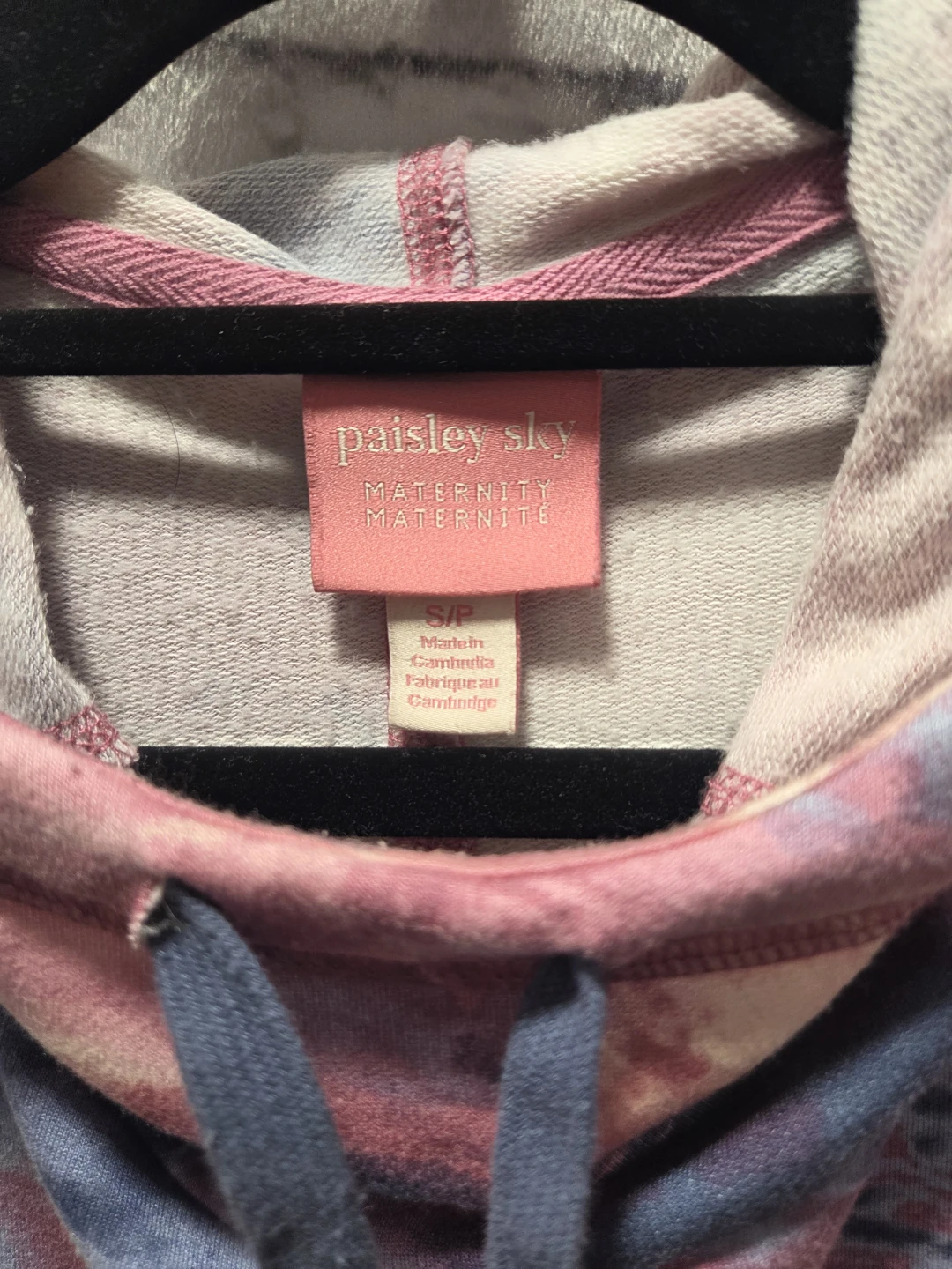 Paisley Sky Maternity Tie Dye Hoodie - photo 3