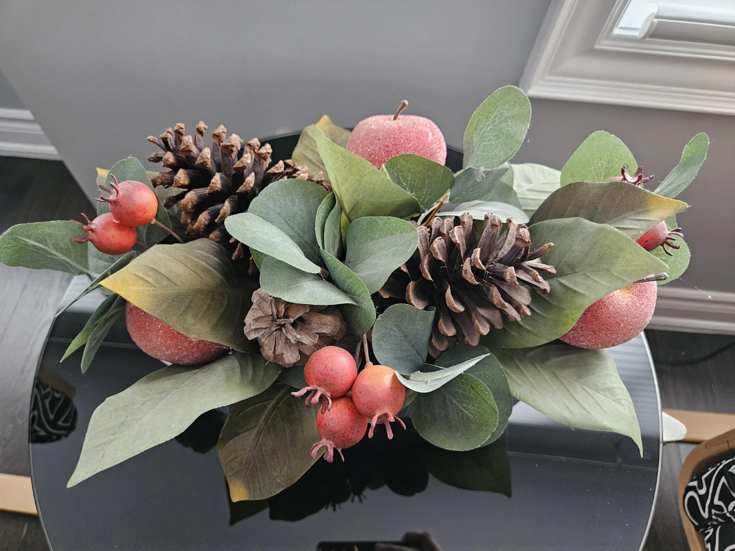 Apple & Pinecone Fall Centerpiece - photo 2