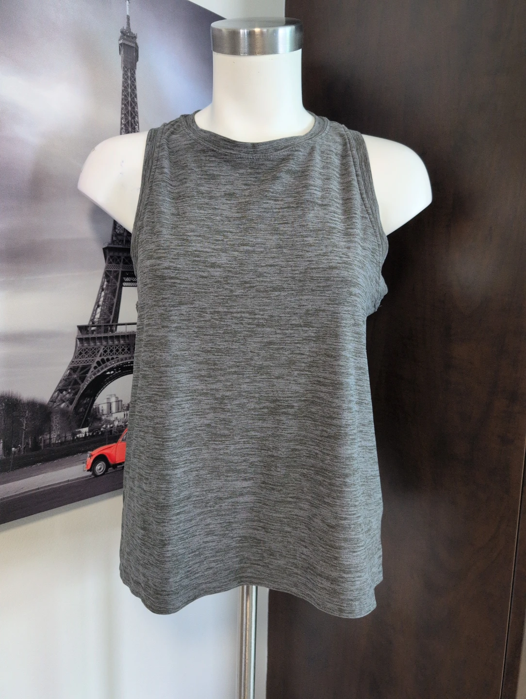 Kyodan Grey Heathered Athletic Tank Top P/S