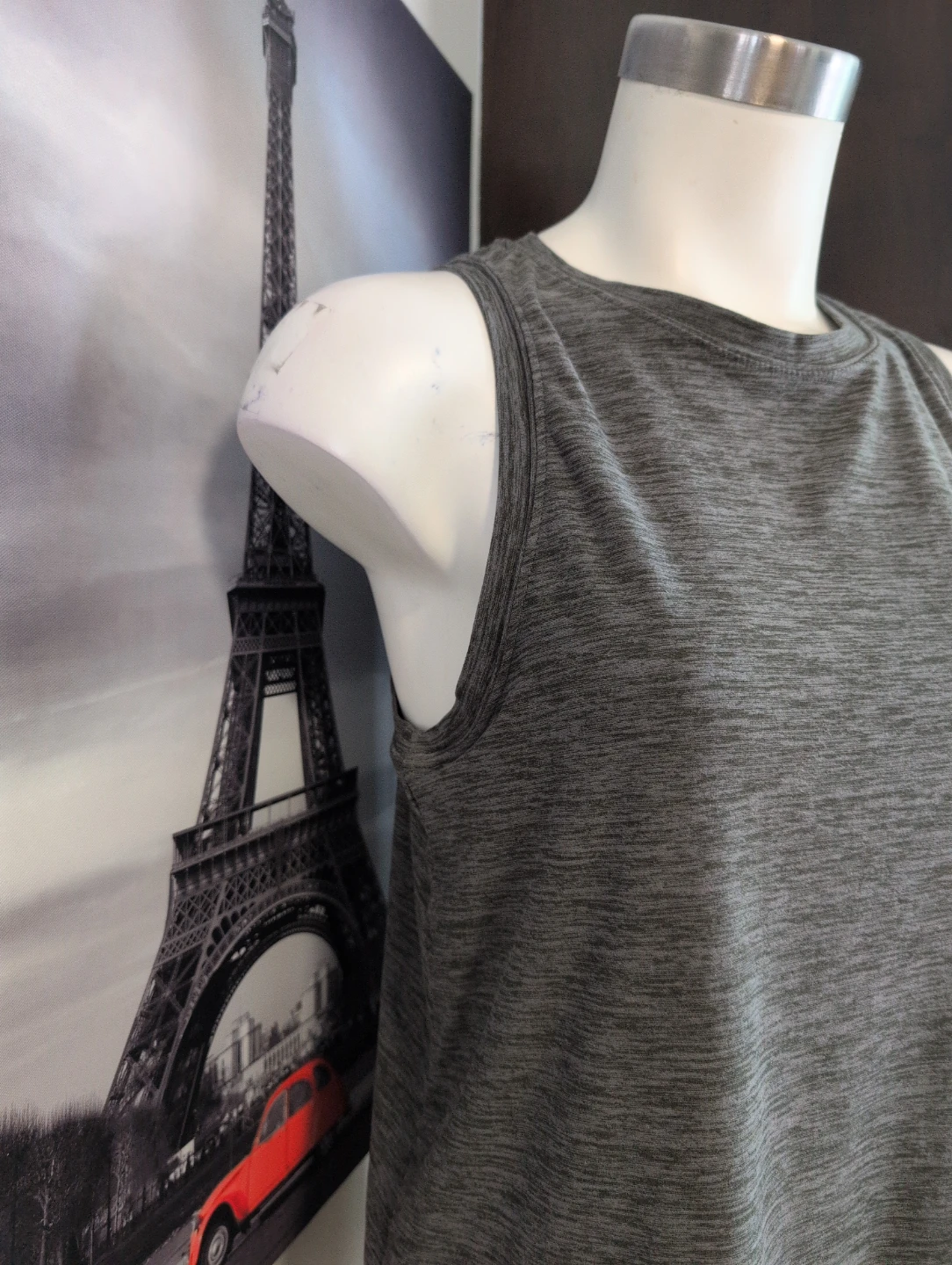 Kyodan Grey Heathered Athletic Tank Top P/S - photo 2