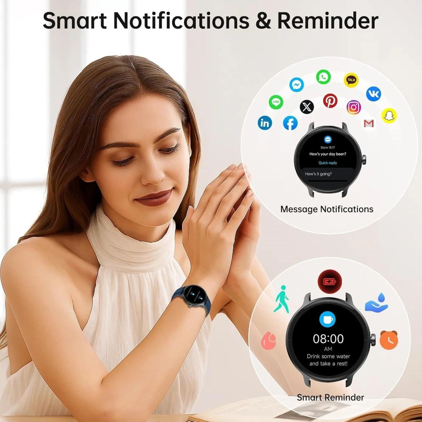 Smart Watch with Bluetooth Calls & AI Voice - photo 3