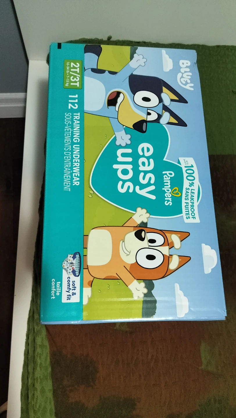 Diaper box - 112 count - 2T/3T