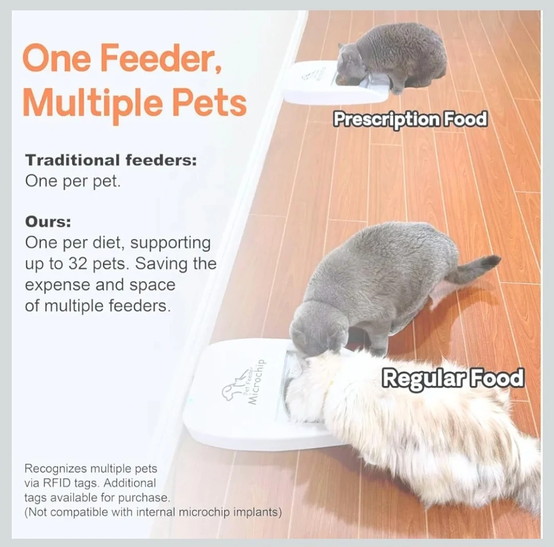 Automatic Pet Feeder with Active RFID Technology, Dual .... - photo 3