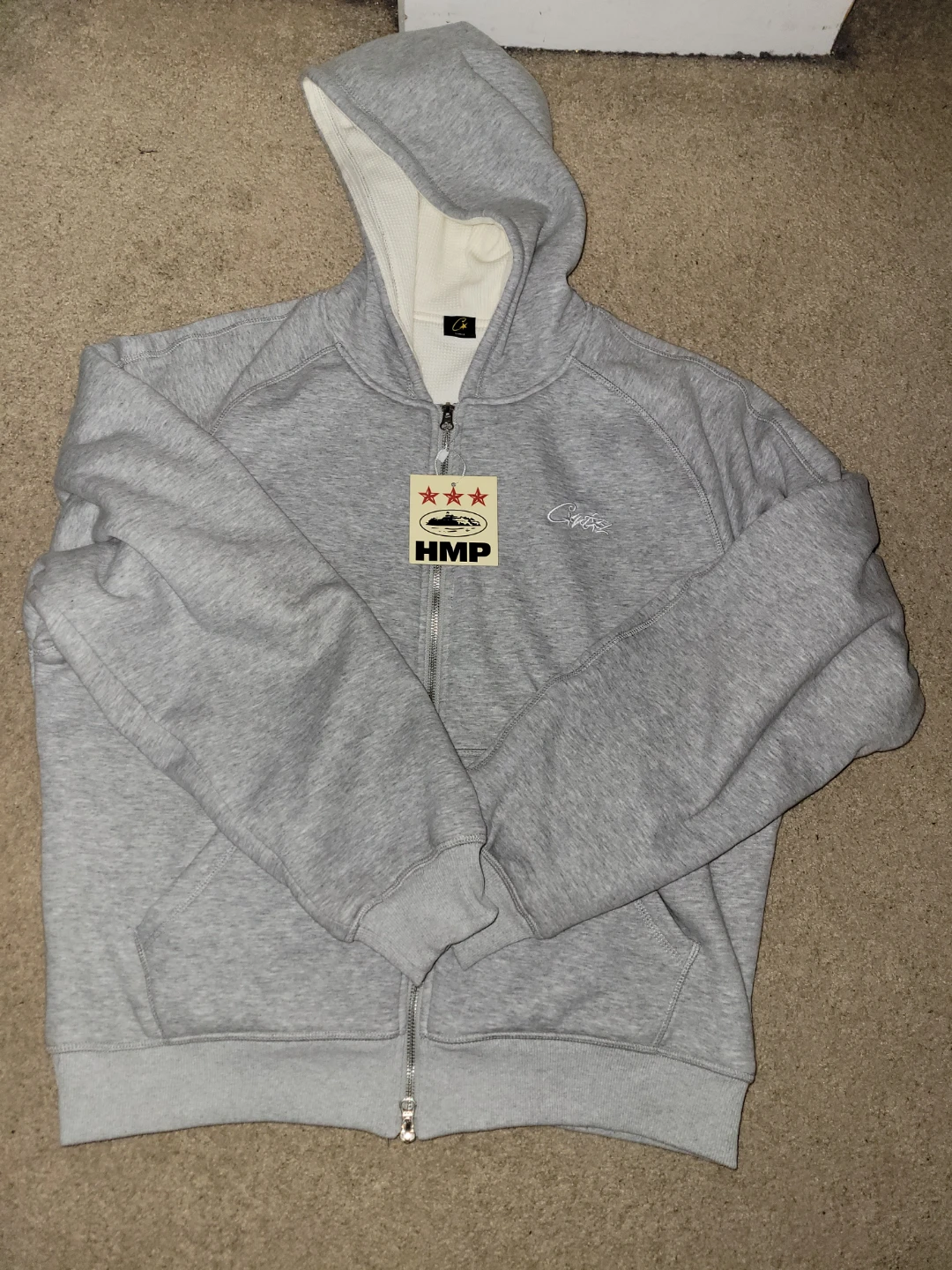 Corteiz HMP Grey Hoodie & Sweatpants Set