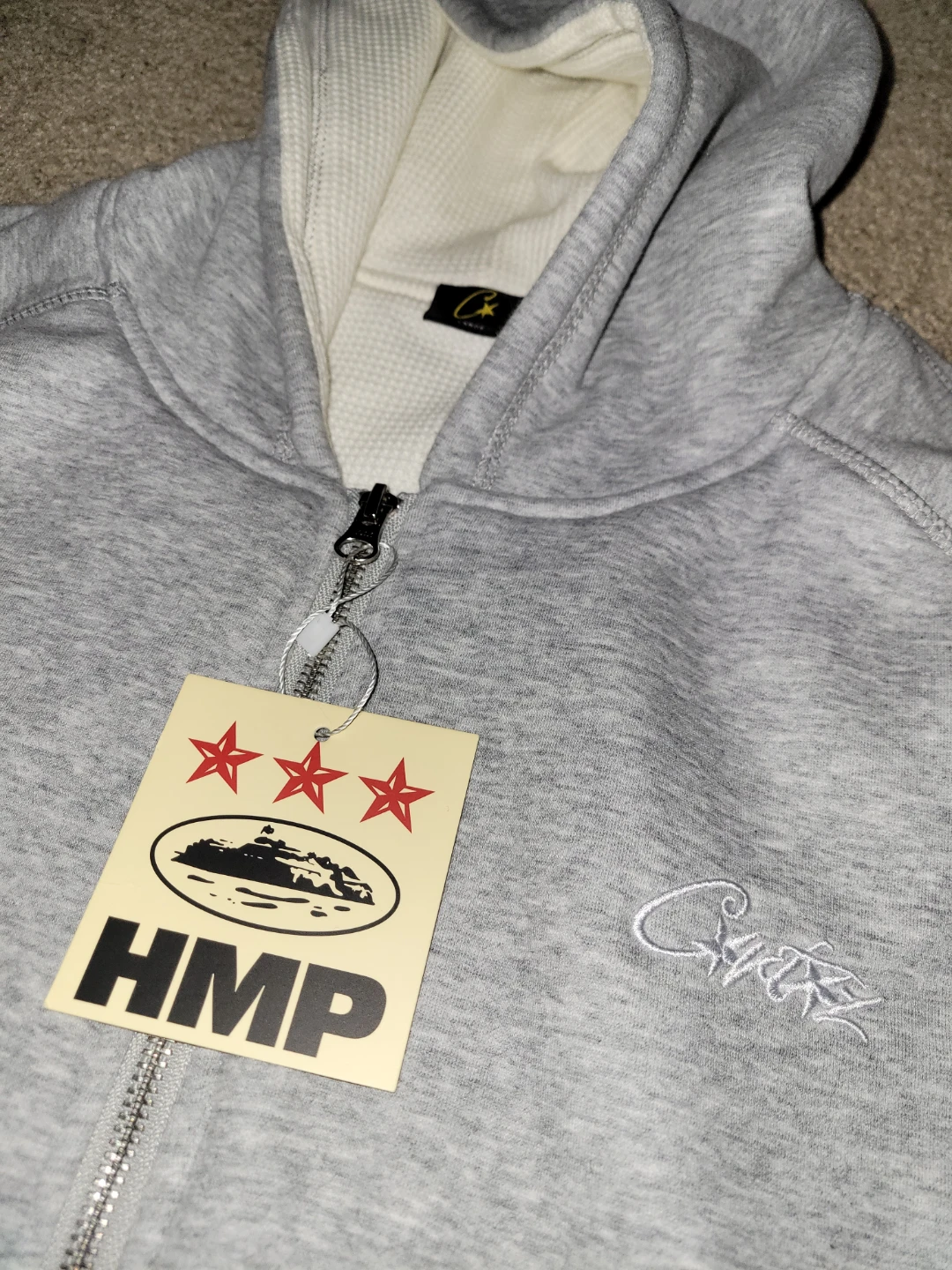 Corteiz HMP Grey Hoodie & Sweatpants Set - photo 2