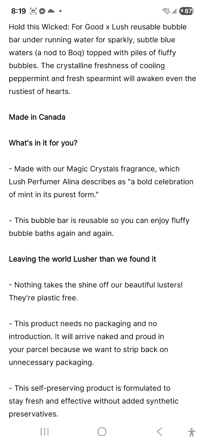 Lush Tin Man Bubble Bar - 135g - photo 3