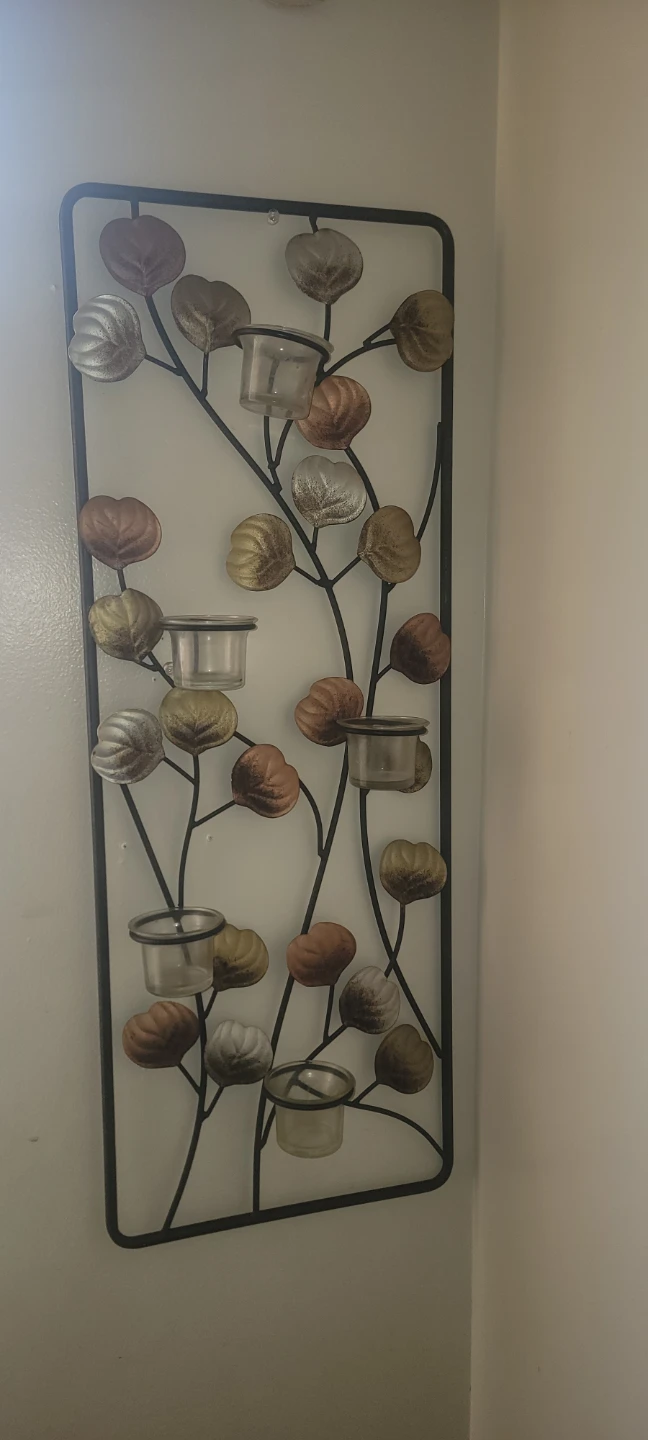 Metal Wall Sconce Tealight Holder Decor - photo 4