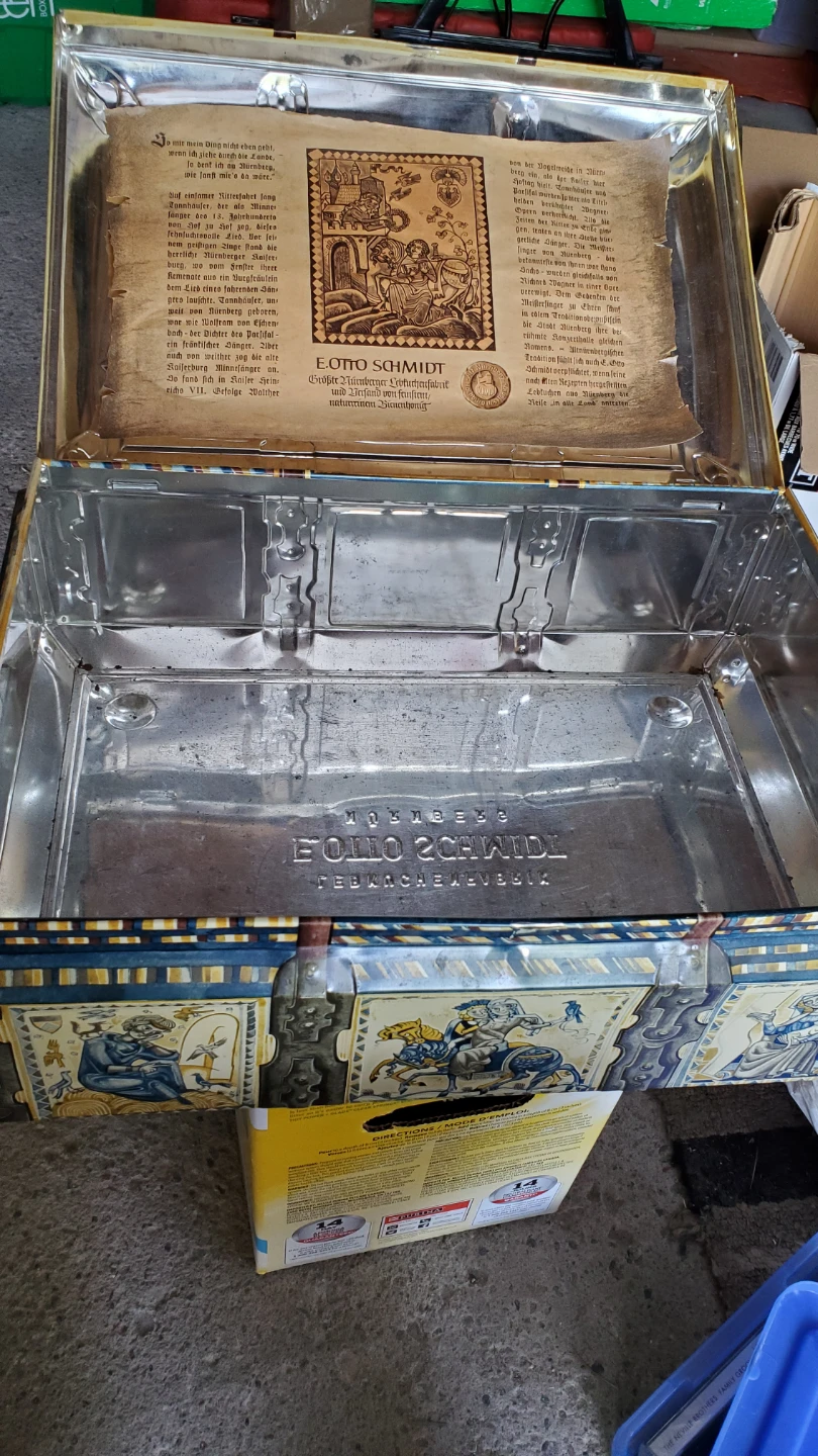 E. Otto Schmidt Nuremberg Lebkuchen Tin - photo 3