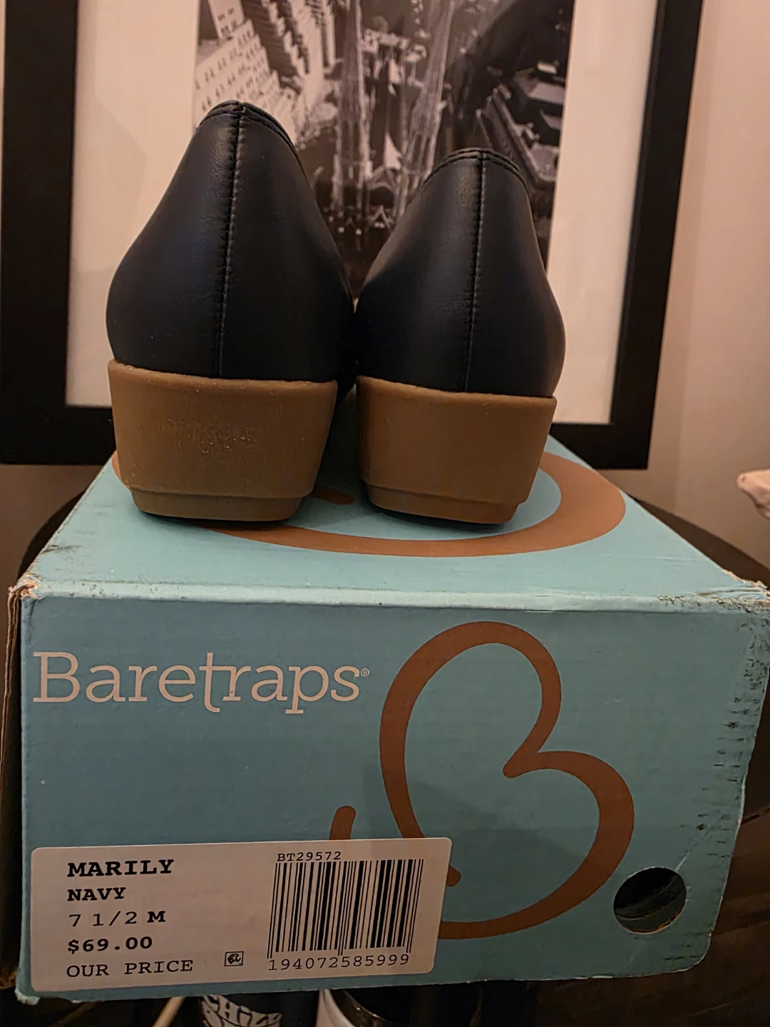 Baretraps Marily Navy Flats Women's Size 7 1/2 M - photo 4