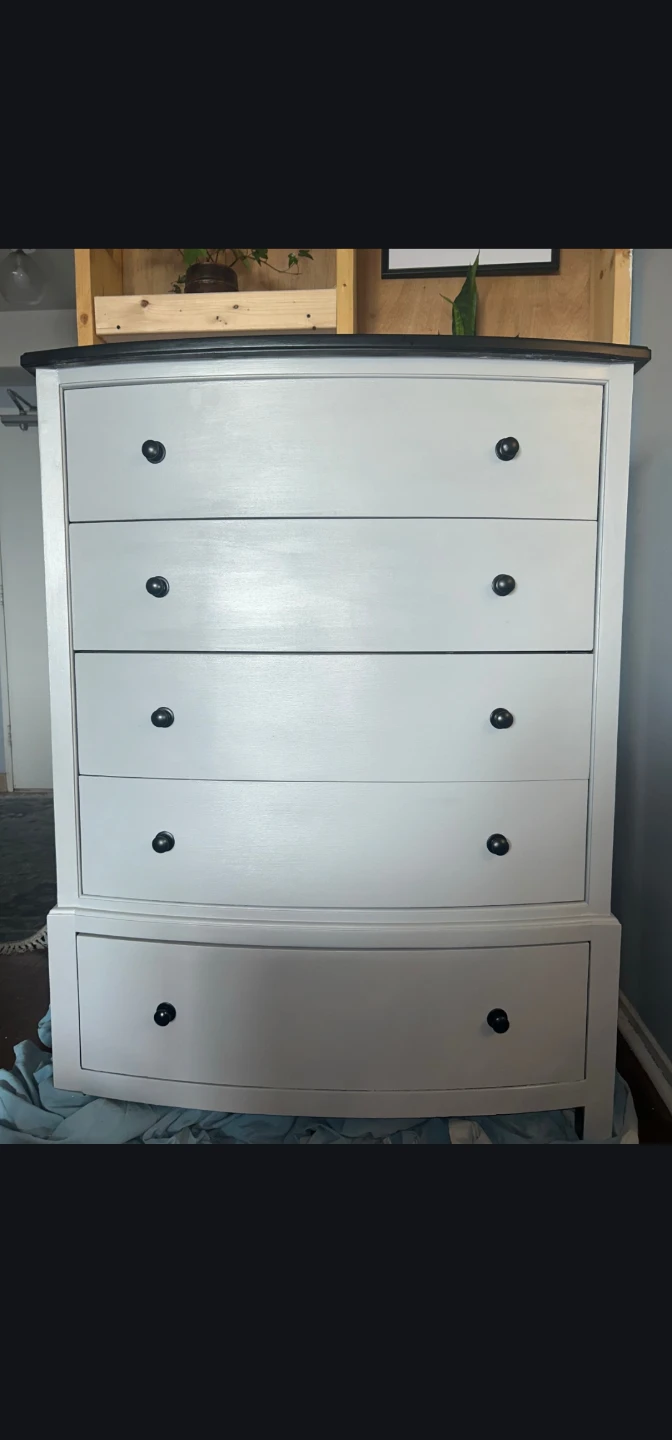 Dresser with Black Top