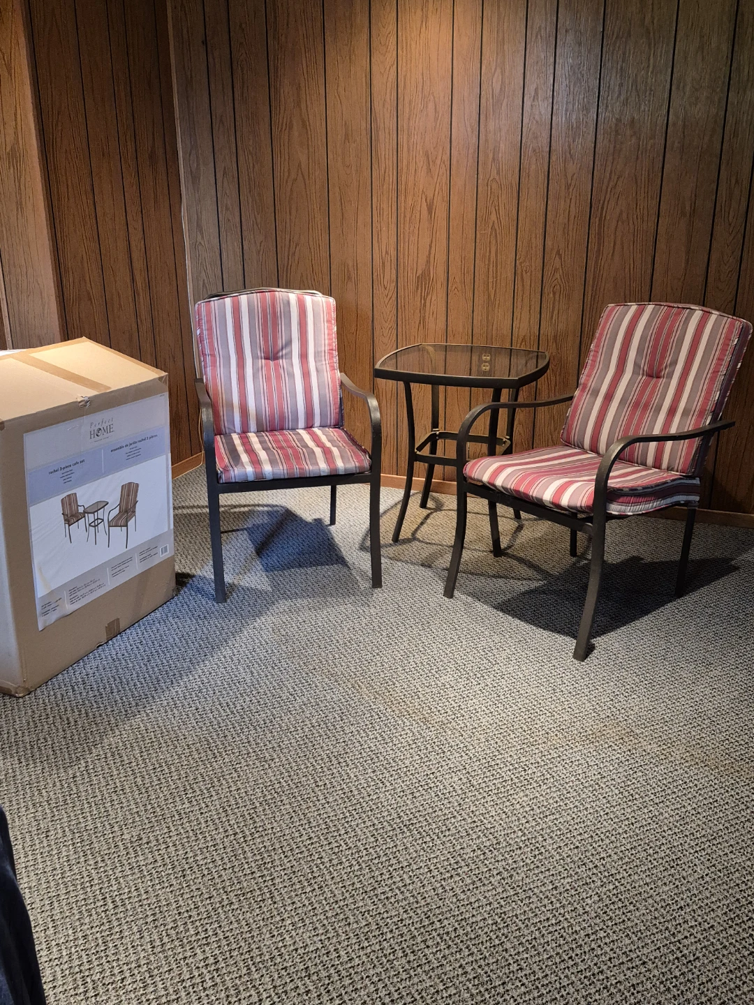 Patio / Porch / Balcony Set : Table + 2 Chairs (3 pieces) - photo 5